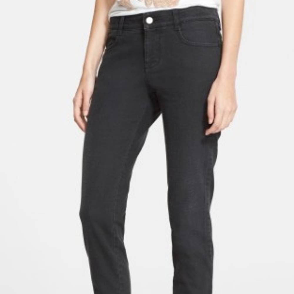 Stella McCartney Zip Detail Skinny Jeans